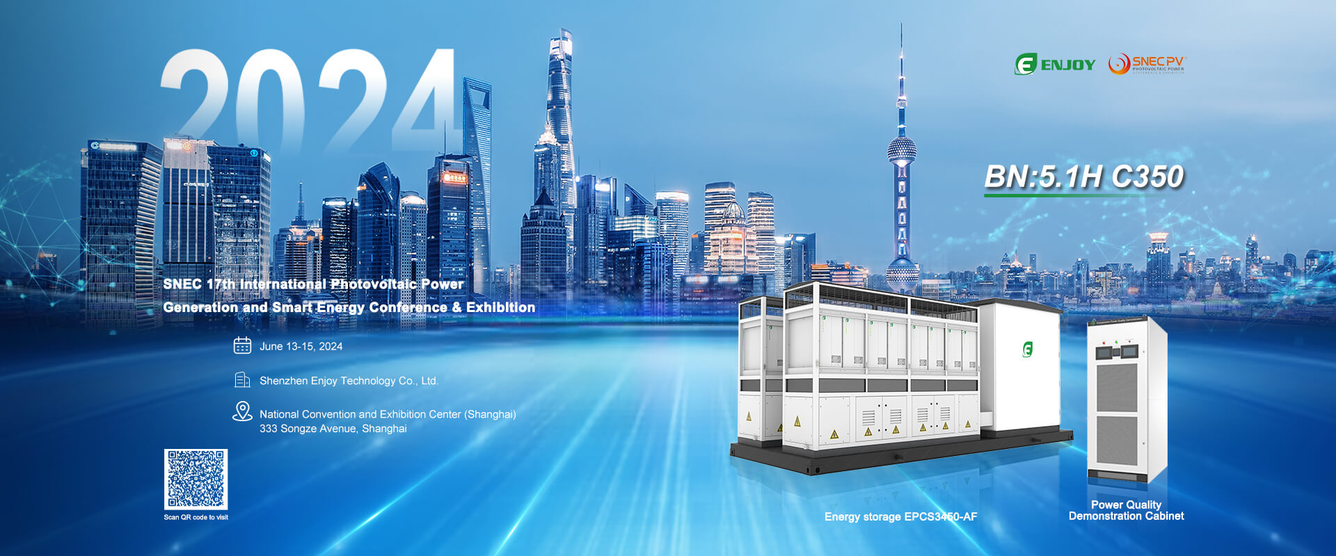 Meet Enjoypowers at SNEC 2024